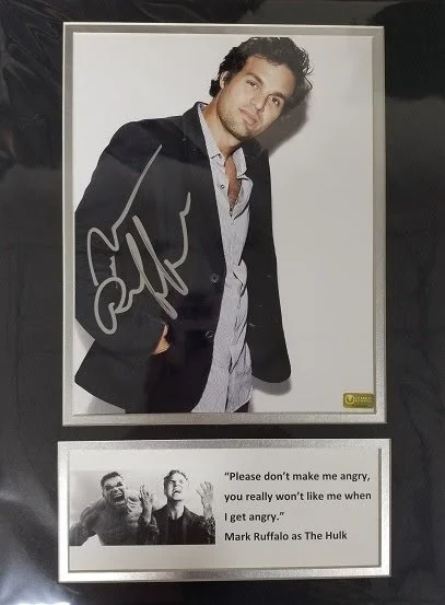 Marvel - Avengers - The Hulk - Mark Ruffalo - Signed 12x16 Matted